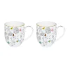 Easy Life 2 MugsFLEURS ET PAPILLONS