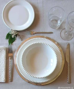 Easy Life Assiette à dessert Ø 19 cm Tiffany WHITE Best