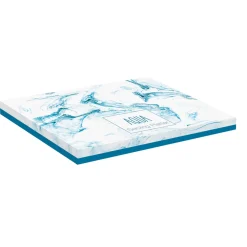 Easy Life Assiette de service en porcelaine 24×16,5 cm AQUA New