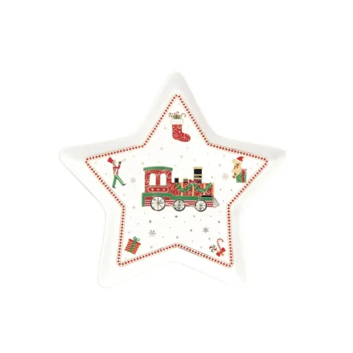 Easy Life Assiette en forme d’étoile POLAR EXPRESS Best
