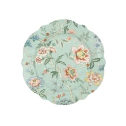 Easy Life Assiette en porcelaine de Ø 20 cm ZEN GARDEN GREEN Best