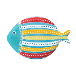 Easy Life Assiette en porcelaine de 27×19 cm SEA FRIENDS – versColor 2 Hot