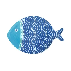 Easy Life Assiette en porcelaine de 30x7cm SEA FRIENDS – versColor 1 Best