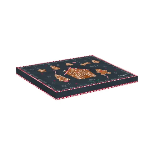 Easy Life Assiette forme 21 x 25,5 cm GINGERBREAD New