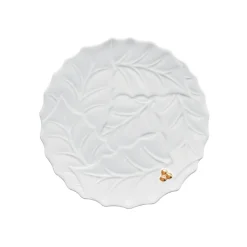 Easy Life Assiette HOLLY & BERRIES WHITE Sale
