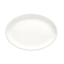 Easy Life Assiette ovale 32,5×23 cm Tiffany WHITE