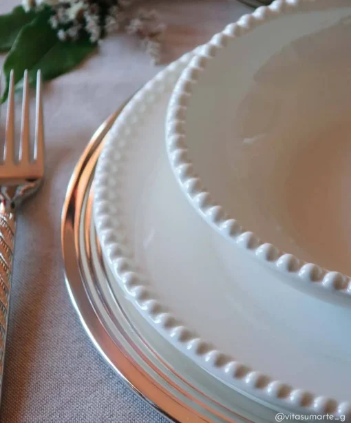 Easy Life Assiette plate Ø 26 cm Tiffany WHITE Sale
