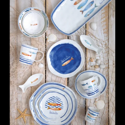 Easy Life Assiettedessert Ø 21 cm En Porcelaine BORD DE MER Sale