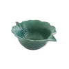 Easy Life Bol en porcelaine 21×16 cm en forme de feuille TROPICAL LEAVES GREEN Best
