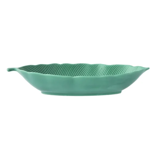 Easy Life Bol feuille en porcelaine 30×13 cm LEAVES LIGHT GREEN New