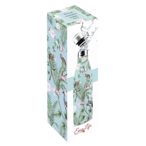 Easy Life Bouteille isotherme de 500 ml dans un coffret cadeauTROPICAL Discount