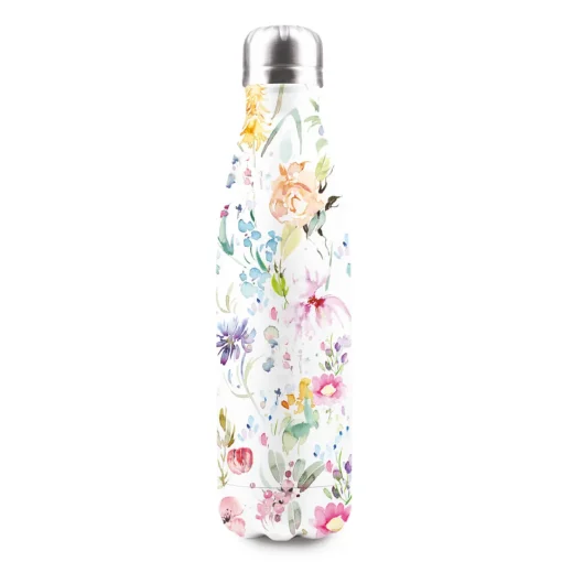 Easy Life Bouteille isotherme de 500 ml dans un coffret cadeau WATERCOLOUR