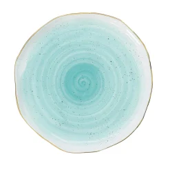 Easy Life Coffret de 6 assiettes en porcelaine Ø16 cm GREEN Discount