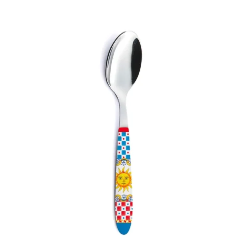 Easy Life Cuillère en acier avec manche décoré SICILY Discount