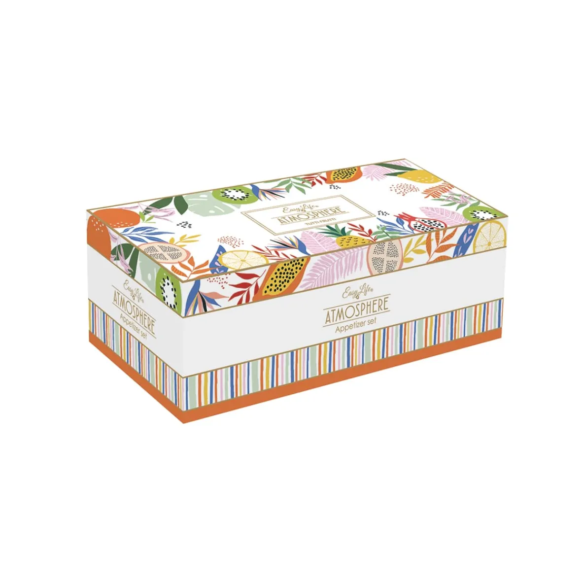 Easy Life Ensemble apéritif avec 4 bols TUTTI FRUTTI