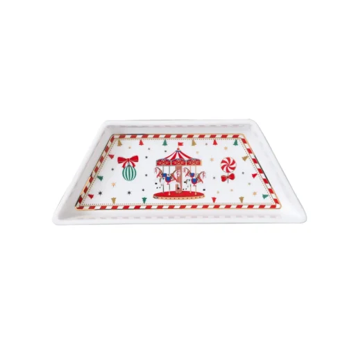 Easy Life Ensemble apéritif avec 3 bols et plateau en bambou de 21×25 cm CHRISTMAS WONDERLAND Discount