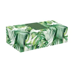 Easy Life Ensemble apéritif avec plateau en bambou et 2 bols en porcelaine en forme de feuilleCarre MADAGASCAR Discount