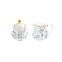 Easy Life Ensemble crémier et sucrier FLEURS ET PAPILLONS Sale