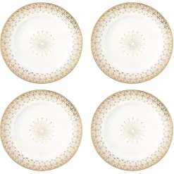 Easy Life Ensemble de 4 assiettes à dessert FESTIVE Discount