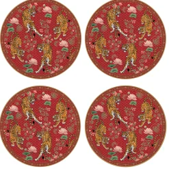 Easy Life Ensemble de 4 assiettes àdessert BENGALA