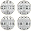 Easy Life Ensemble de 4 assiettes àdessert PALAZZO Best