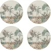 Easy Life Ensemble de 4 assiettes de 19 cm de diamètre en porcelaine dans une boîte cadeau NOSTALGIC HEAVEN Best