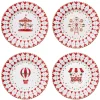 Easy Life Ensemble de 4 assiettes àdessert CHRISTMAS WONDERLAND Best