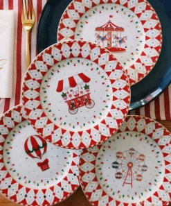Easy Life Ensemble de 4 assiettes àdessert CHRISTMAS WONDERLAND Best