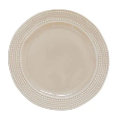 Easy Life Ensemble de 6 assiettes en porcelaine de Ø 26,5 cm BEIGE Best