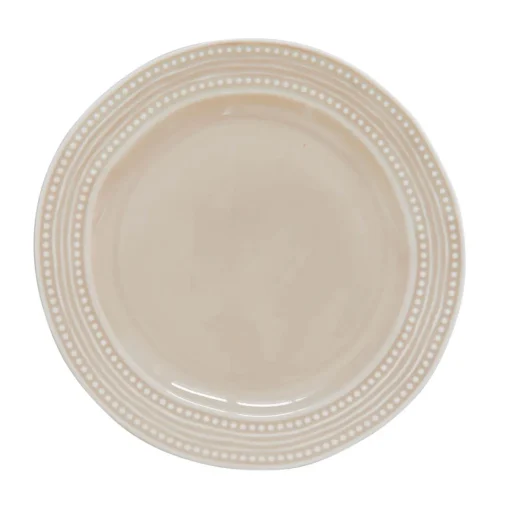 Easy Life Ensemble de 6 assiettes en porcelaine de Ø 26,5 cm BEIGE Best