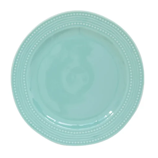 Easy Life Ensemble de 6 assiettes en porcelaine de Ø 26,5 cm AQUA Outlet