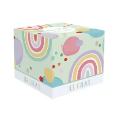 Easy Life Ensemble de 4 bols à glace avec cuillères GOOD VIBES Clearance
