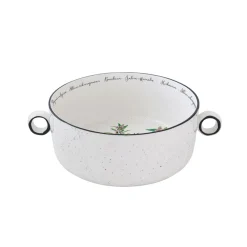 Easy Life Ensemble de 2 bols avec poignées en porcelaine Ø 20 cm HERBARIUM Discount