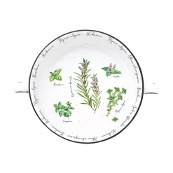 Easy Life Ensemble de 2 bols avec poignées en porcelaine Ø 20 cm HERBARIUM Discount