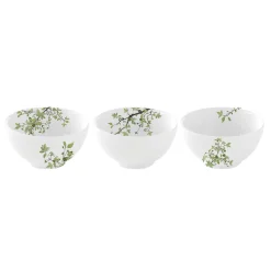 Easy Life Ensemble de 3 bols en porcelaine de diamètre 9,5 cm chacun NATURA Online