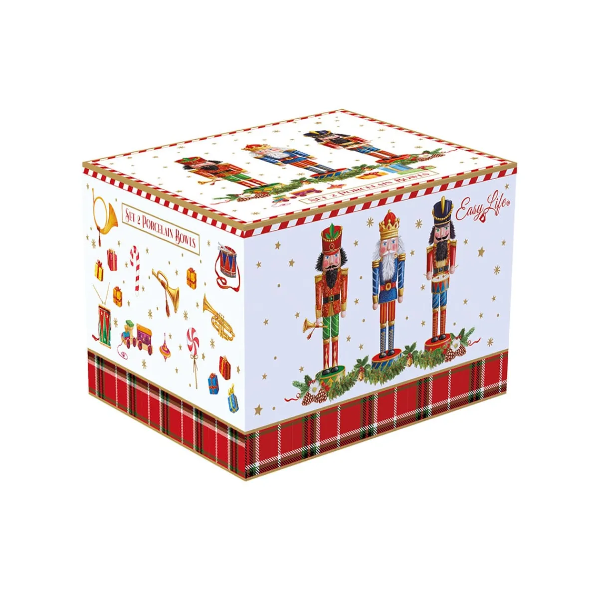 Easy Life Ensemble de 2 Bols Vintage NUTCRACKER Hot