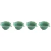 Easy Life Ensemble de 4 mini bols en porcelaine en forme de feuille LEAVES LIGHT GREEN Hot