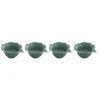 Easy Life Ensemble de 4 mini bols en porcelaine en forme de feuille TROPICAL LEAVES GREEN Online