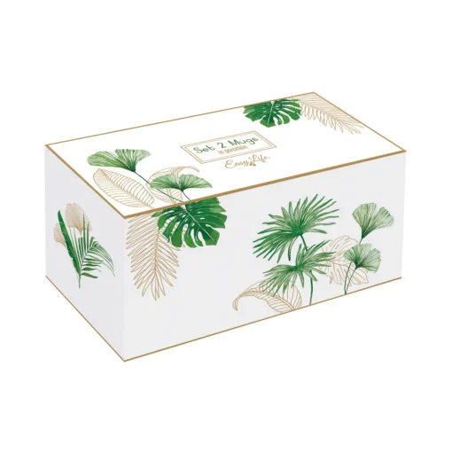 Easy Life Ensemble de 2 mugs de 300 ml EXOTIQUE Clearance