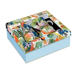 Easy Life Ensemble de 4 mugs de 300 ml TROPICAL VIBES