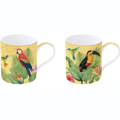 Easy Life Ensemble de 2 mugs EXOTIC PARADISE New