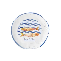 Easy Life Ensemble de 6 petites assiettes à tapas BORD DE MER Hot