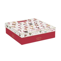 Easy Life Ensemble de 2 petites tasses à espresso avec soucoupes et cuillères CHRISTMAS FRIENDS DOGS Clearance