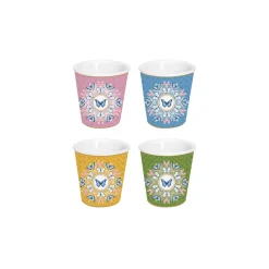 Easy Life Ensemble de 4 petits verres à café SPRING PARADE Best