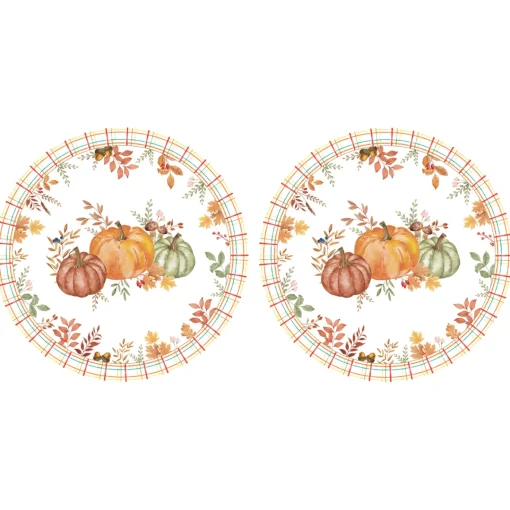 Easy Life Ensemble de 2 sets de table Ø 34,5 cm HARVEST New