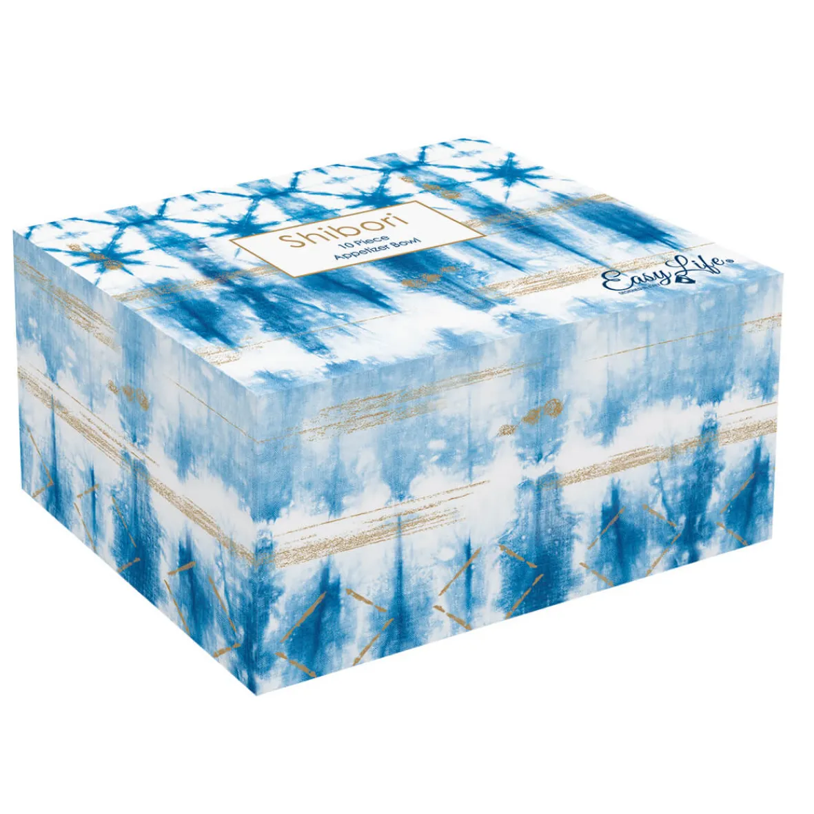Easy Life Ensemble de 4 sets de table en liège 40x30cm dans une boîte cadeau Shibori Online