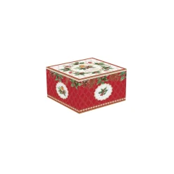 Easy Life Ensemble de 2 tasses à café avec soucoupe CHRISTMAS BERRIES Clearance