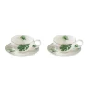 Easy Life Ensemble de 2 tasses à café avec soucoupe, 100 ml EXOTIQUE Sale