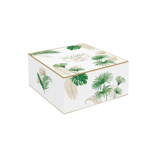 Easy Life Ensemble de 2 tasses à café avec soucoupe, 100 ml EXOTIQUE Sale