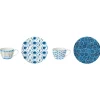 Easy Life Ensemble de 2 tasses à café avec soucoupes SHIBORI Sale